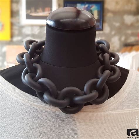 rubber jewelry necklace